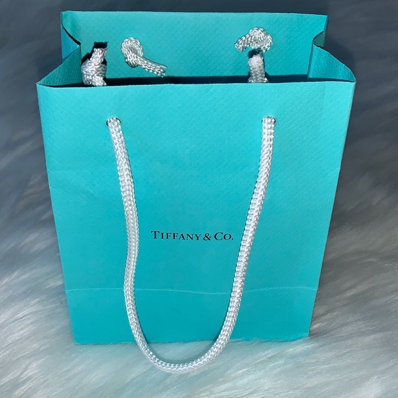 Authentic Tiffany & Co. Gift Bag 6" x 5" x 3" - Picture 4 of 8